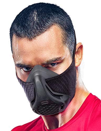Sparthos Máscara de entrenamiento de alta altitud – Máscara facial para entrenamiento de gimnasio, entrenamiento, correr, ciclismo, elevación, cardio, fitness, resistencia o2 2 3 – Máscara de