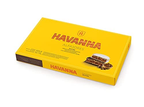 Havanna Alfajores Argentinos | Mixtos de Chocolate y Merengue | Galletas Rellenas de Dulce de Leche | Alfajores Argentinos Tradicionales Gourmet | Caja 6 Unidades | 306g