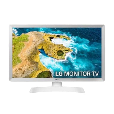 LG 24TQ510S-WZ - Monitor TV de 24'' HD, amplio ángulo de visión, LED Profundidad de Color, Smart TV WebOS22, Color Blanco
