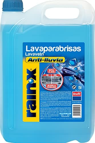 Rain-X 14126 Lavaparabrisas anti-lluvia protección -5°C, Fabricado en España, Repelente lluvia, Parabrisas, 5 litros