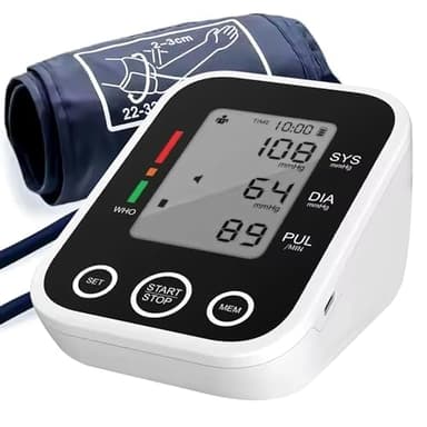 SOULCARE Tensiometro - Posibilidad De Carga USB y/o Pilas (Cable USB tipo C Incluido) - Voz En Español - Tensiometro De Brazo Digital - Medidor De Tension Arterial Brazo - Tensiometro Digital