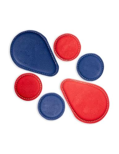 Aiman GZ -Kit de Pares biomagneticos para magnetoterapia. 1 par grande y 2 pequeños (6 piezas) de imanes de neodimio de 12.000 Gauss en el núcleo y 2500 Gauss en superficie.