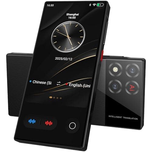 Traductor Instantaneo de Voz S30 Pro, Traductor de Idiomas con Voz En Tiempo Real AI con 148 Idiomas En Línea/19 Idiomas Offline(Español Offline), Traducción de Fotos para Viajes De Negocios