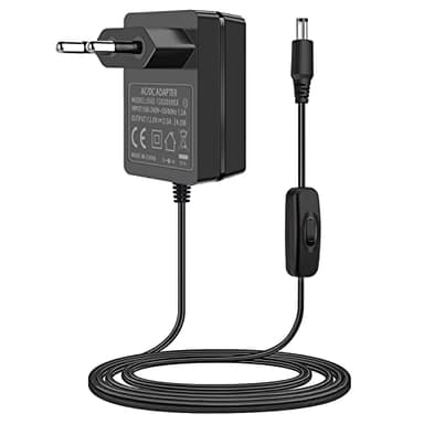 AmzFwing Adaptador 12V Cable de Carga de alimentación para Teclado Yamaha Adaptador de alimentación para PA-130a PA-130b PA-150b P45 PA-3b PA-3c PA-5d PSR-210 PSR-78 P125 E373 Piano electrónico.