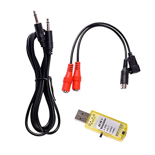 ZEZEFUFU Simulador USB 30 en 1 con kit de cables para G7 Phoenix 5.0 Aerofly VRC FPV Racing Drone RC Quadcopter