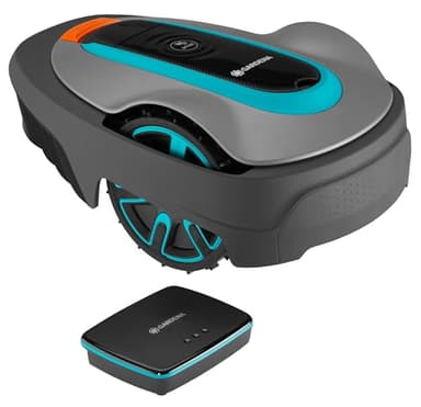 Gardena Robot cortacésped Smart SILENO City 500 m²: tecnología Lona AI, Control con aplicación, SensorControl, para Pendientes máx. 35 por ciento, Incl. Pasarela Inteligente, versión ES (19602-74)