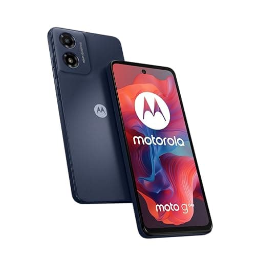 Moto g04s 8GB (4GB+4GB RAM Boost)/64GB negro, España, cámara 50MP con IA, pantalla ultrabrillante 90 Hz, Dolby Atmos®, batería 5000 mAh, lector de huellas lateral, desbloqueo facial, incluye cargador.