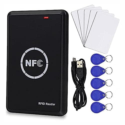 Greethga Smart Access Control Card Copier RFID Reader Writer 125KHz Card Duplicator 13.56MHz Encrypted Card Decoder Tag NFC
