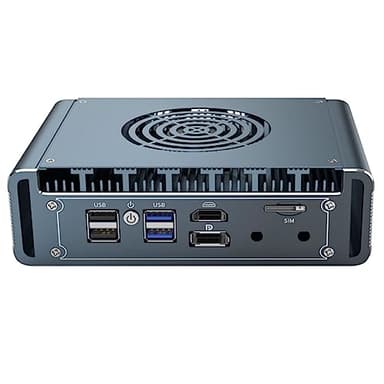 Partaker Mini PC, Micro Firewall Appliance, VPN, Router PC, Intel N5105, 4 x Intel 2.5GbE I226-V LAN, H7-A, AES-NI, HDMI, DP, SIM Card Slot, RJ45 COM, with Fan, No RAM, No Storage