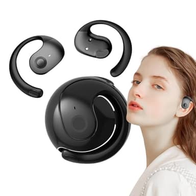 BommFu Language Translator | Auriculares de traducción en tiempo real | Auriculares de interpretación simultánea | Pods de traductor inalámbrico con sonido estéreo - Soporta más de 75 idiomas