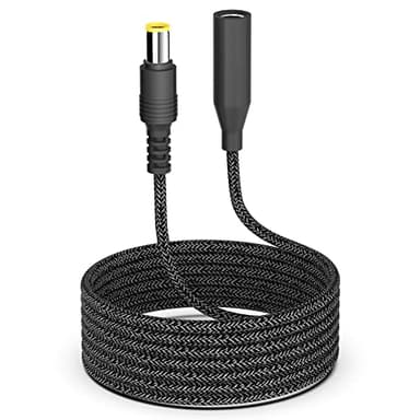 Cable de extensión de 10 pies Adaptador Hembra a Macho Alimentación CC 8mm para Generador Jackery Explorer Estación de energía 240 300 500 800 1000 EB3A EB70 AC200P SolarSaga 100W Panel Solar