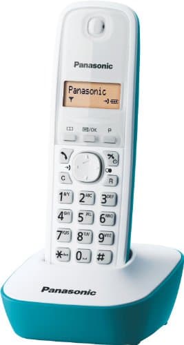 Panasonic KX-TG1611FRW - Teléfono Fijo inalámbrico DECT, Color Azul [Importado de Francia] [versión importada]