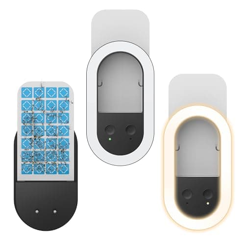 Paquete de 2 trampas para Moscas para Interiores (2 Dispositivos + 10 Tarjetas de Pegamento), lámpara Nocturna, matamosquitos, Trampa para Insectos voladores enchufable para Moscas,polillas,Mosquitos