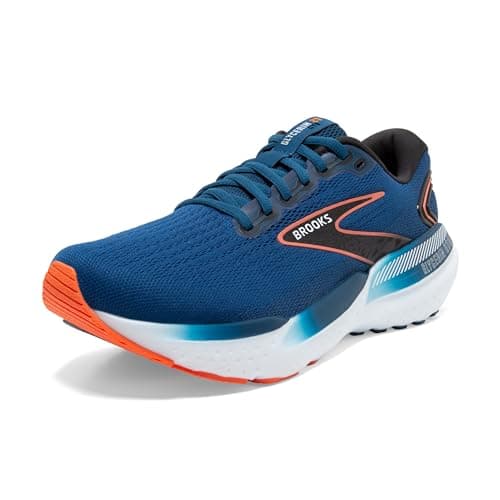BROOKS Glycerin GTS 21, Sneaker Hombre, Blue Opal/Black/Nasturtium, 44 EU