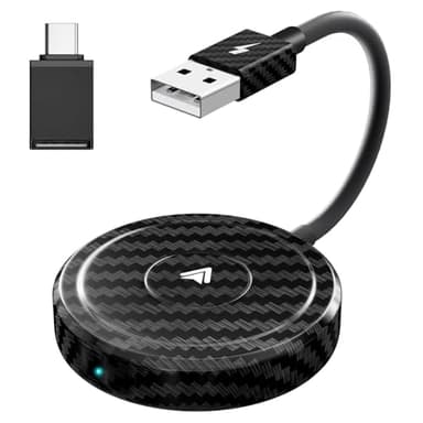 5GHZ Adaptador Android Auto Inalambrico para Coche con Cable de Fábrica,Convertir Android Auto con Cable a Inalambrico,Conexión Automática,Plug & Play