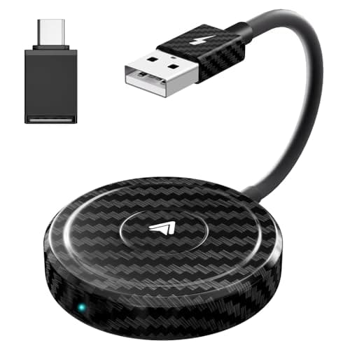5GHZ Adaptador Android Auto Inalambrico para Coche con Cable de Fábrica,Convertir Android Auto con Cable a Inalambrico,Conexión Automática,Plug & Play