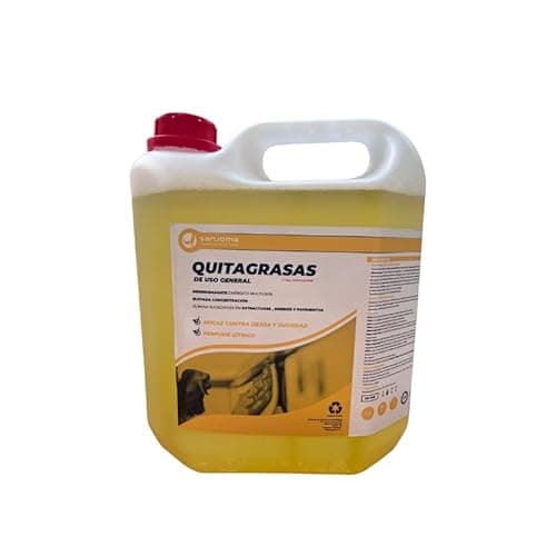 5L Desengrasante Industrial Quitagrasas - Limpiador Horno Profesional y Cocina, Ecoamigable, Desengrasante Coche, Quitagrasas eficaz y rápido- Potente Aroma Cítrico profesional e Industrial