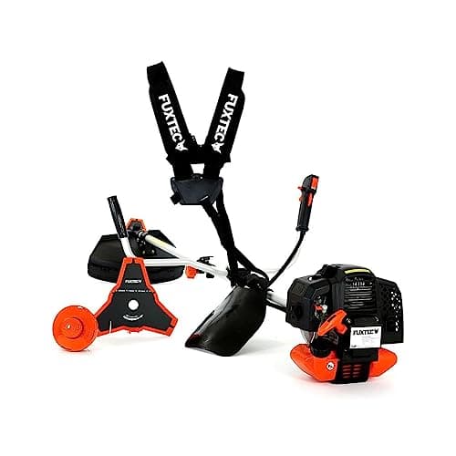 Desbrozadora Gasolina Multifunción FUXTEC FX-MS152 - con 52 CC, Multiherramienta 2 en 1, con 3 CV de Potencia y Motor de 2 Tiempos