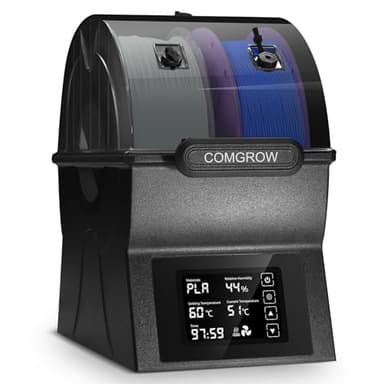Comgrow Caja de secador de filamentos para impresora 3D SH02,3D de almacenamiento de filamentos, mantiene los filamentos secos durante la impresión 3D, compatible con 1,75 mm/2,85 mm PLA PETG PC ABS