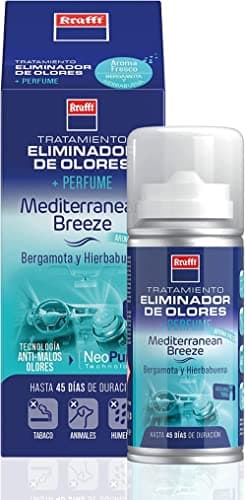 Krafft Ambientador Profesional – Eliminador de Olores de Vehículo – Duración hasta 45 Días – Tecnología Neo Pure de Doble Acción – Neutraliza Olores de Humedad, Tabaco y Mascotas – 300 ml