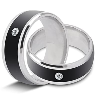 Dispositivo Usable Mágico Multifuncional de NFC Smart Ring para el Teléfono, Prenda Impermeable (Talla 13)