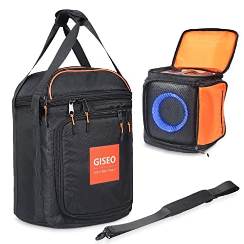 LICHIFIT Bolsa de almacenamiento portátil de viaje, bolsa de transporte para JBL PartyBox Encore Essential multifuncional altavoz funda protectora, Black