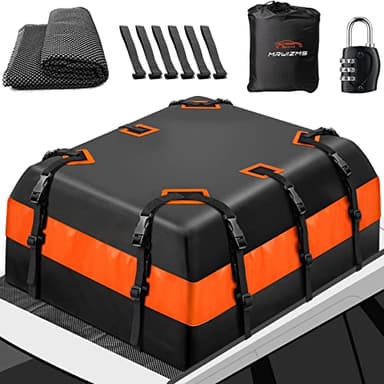 Cofre De Techo para Coche Plegable 585L, Impermeable, Bolsa De Techo 840d, Cofre De Techo Portátil, Caja De Equipaje, para Vehículos con/Sin Portaequipajes, Transporte De Equipaje