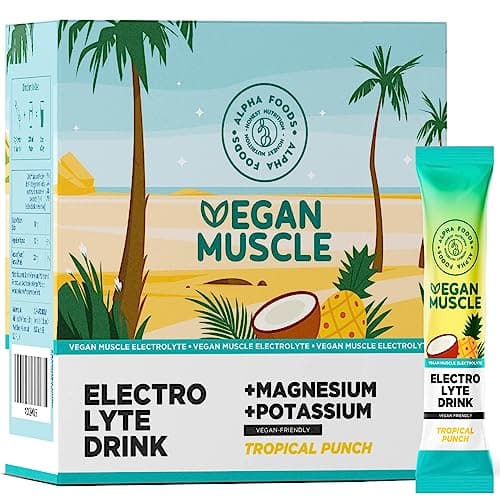 Electrolitos en Polvo - Sabor a Frutas Tropicales - Bebida Electrolítica para Recuperarse. Bebida Mineral sin azúcar para Hidratación - Electrolitos; Sodio, Magnesio, Potasio - 30 Porciones