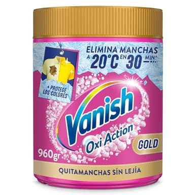 Vanish Gold Quitamanchas - Nuestra Mejor Fórmula en Polvo, sin Lejía, 960gr