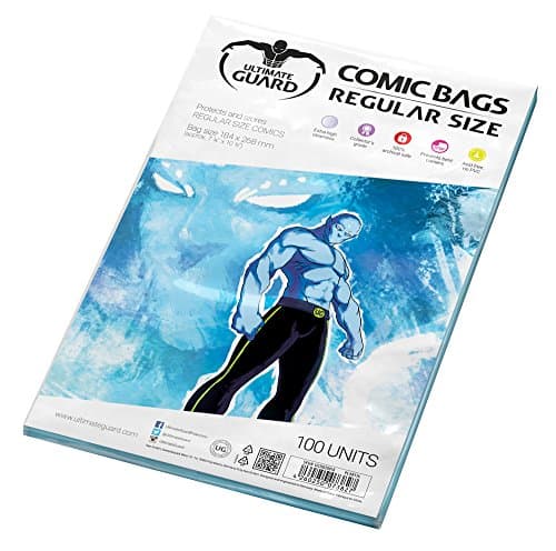 Ultimate Guard- Bolsas de cómic, Color Transparente (UGD020018)