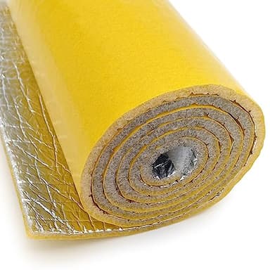 Aislante térmico reflexivo AUTOADHESIVO 100% aluminio (1,5m x 1,20m). Fachadas, Ventanas, Persianas, Caravanas, Furgonetas y Coches. Fácil colocación sin herramientas