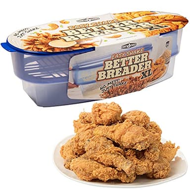 Cook 's Choice Original mejor Breader masa cuenco All-in-One Mess Free panificación en casa o de viaje