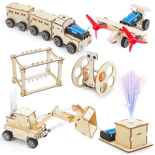 Aischens Juego de Experimentos para Niños, Pack con 6 Kits de Ciencia y Tecnología para Niños 6-14 Años, Stem Juguetes Set de Experimentos Científicos, Juegos Educativos y de Aprendizaje Regalo Niños