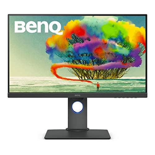 BenQ PD2705Q Monitor de diseño (tecnología AQCOLOR, 27 pulgadas, QHD, IPS, carga USB-C, DP / HDMI, KVM, altura ajustable) Compatible con MacBook