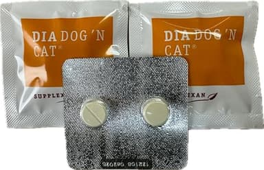 Herbagarten Juego Combi: desparasitación profesional eficaz, 2 pastillas para perros + Dia DOG'N CAT 2 pastillas para diarrea, desparasitante antiparasitario, tratamiento de gusanos (Inp)