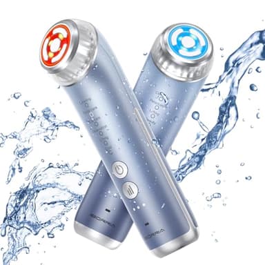 IBORRIA Aura2 Pro Multipolar 2MHz Radiofrecuencia Facial, 6 in 1 Masajeador Facial Electrico Cara Masaje, Masajeador Facial Microcorriente, Anti-edad, Rejuvenecimiento De La Piel Desde Casa (azul)