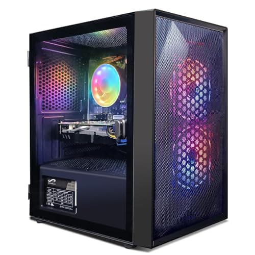 STGsivir ,PC Gaming,Ordenador de sobremesa Core i5 up to 3.7GHz,Radeon R9 370 4GB,16GB RAM,512G SSD,WiFi,BT 5.0,3 Fans,Windows 10 H64