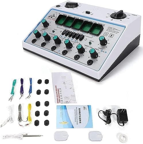 ZIROXI Estimulador de acupuntura de máquina unitaria, Instrumento de acupuntura de electroterapia de Pulso, for Alivio del Dolor, Artritis y Fuerza Muscular