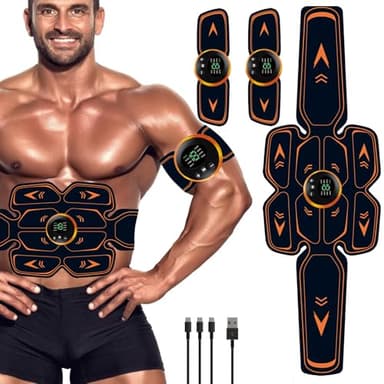 Electroestimulador muscular profesional, electroestimulador para abdominales, ABS Trainer/Tóner para abdomen/brazo/cintura/piernas