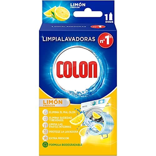 Colon Limpialavadoras - Limpia la lavadora y elimina malos olores, aroma limón