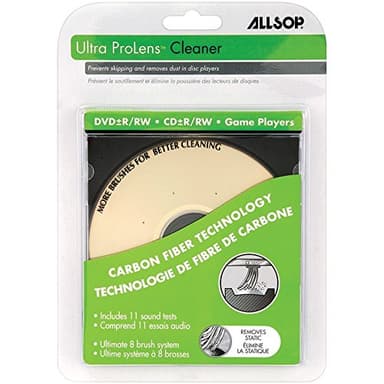 Allsop Ultra Pro Lens Cleaner CD's/DVD's - Kit de limpieza para ordenador (CD's/DVD's)