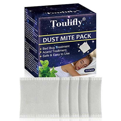 Tratamiento antiácaros a base de hierbas, eliminador natural de ácaros, repele los ácaros de la ropa de cama, sofás, alfombras, cojines - Polvo