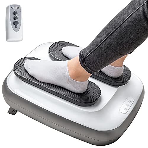 gridinlux, Ejercitador de Piernas, Trainer Legs, Gimnasia pasiva, Mando a Distancia, Altura Regulable, Intensidad Ajustable, Fácil de Usar
