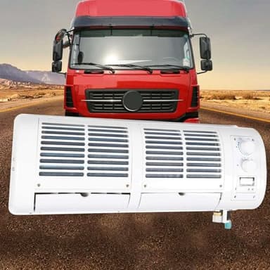 MAYFABD Aire Acondicionado Universal para Coche 200 W 12 V Aire Acondicionado De Pared Ventilador De 3 Velocidades Ventilador De Extractor De Aire para Coche Caravana Camión,24v