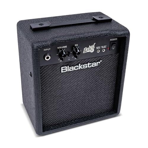 Blackstar Debut 10 LT Amplificador Combinado para Guitarra eléctrica de 10 vatios, Principiantes, Controles de Volumen y Ecualizador, Entrada de Audio y Salida de Auriculares/emulada