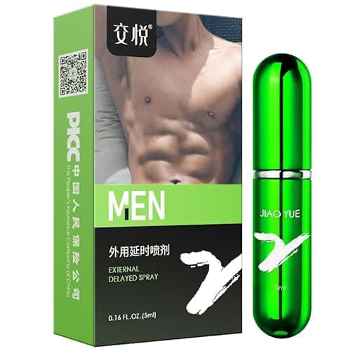 Desensibilizante Spray Retardante para Hombres Clínicamente Probado para Ayudarle a Durar Más en la Cama, Climax Control Delay Spray - Mejor Sensación Maximizada + Climax Prolongado para Él, 5ml