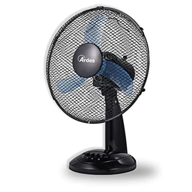 ARDES AR5AM40 Penny 3 - Ventilador de Mesa, Aspas Oscilatorias con Inclinación Regulable, Velocidad Silencioso, 40 cm
