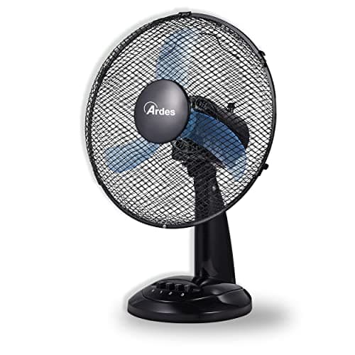 ARDES AR5AM40 Penny 3 - Ventilador de Mesa, Aspas Oscilatorias con Inclinación Regulable, Velocidad Silencioso, 40 cm