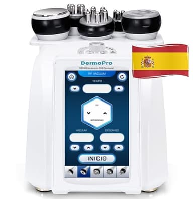 Equipo de Radiofrecuencia + Cavitación + Vacuum DermoPro. Menú, instruciones en Español