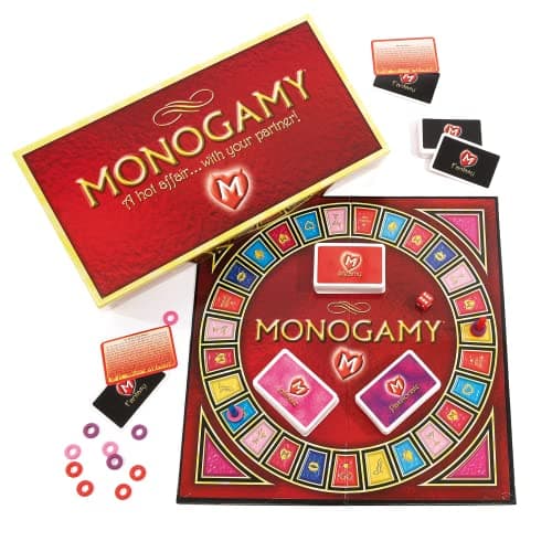 MONOGAMY El Juego de Mesa de la Monogamia para Parejas, un Juego de Mesa multipremiado para Parejas (Multicolor)